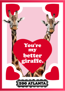 You&apos;re my better giraffe